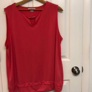 Liz Claiborne Woman Coral Top Size 2X